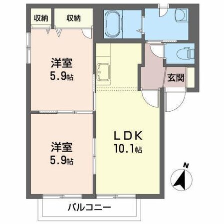 ロイヤルハイツＩの物件間取画像